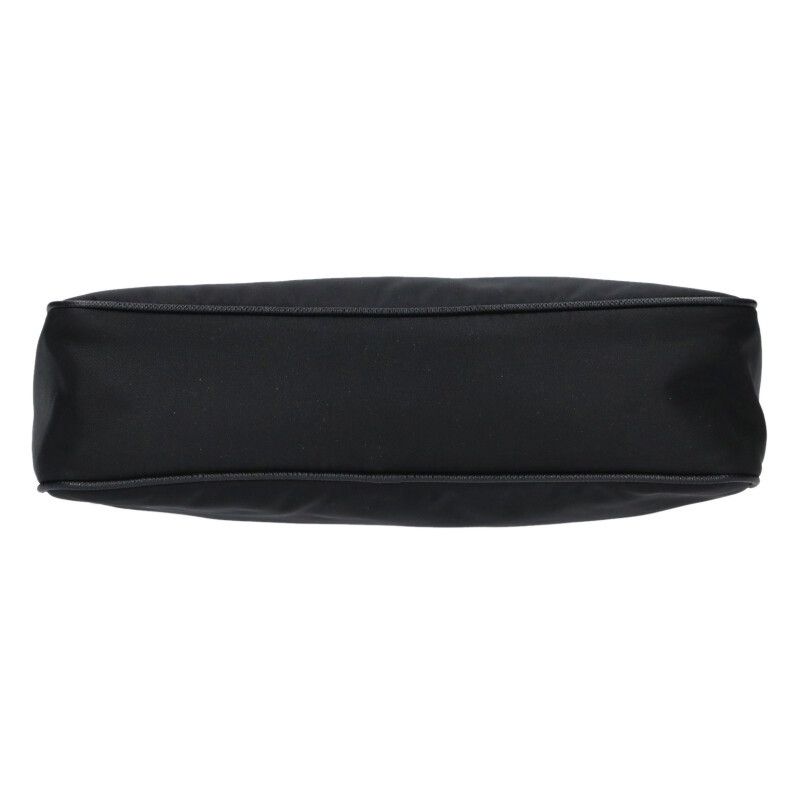 Prada Triangle Logo Plat Nylon Pouch Shoulder Bag