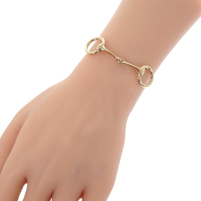 Hermes Scarf Ring Twill Metal Gold