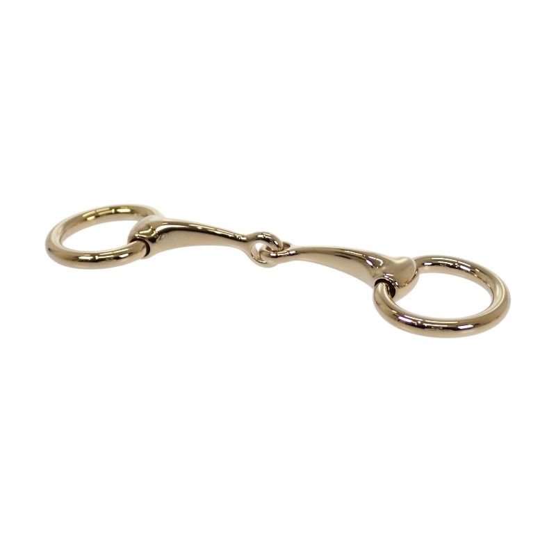 Hermes Scarf Ring Twill Metal Gold