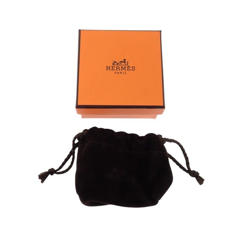 Hermes Scarf Ring Twill Metal Gold