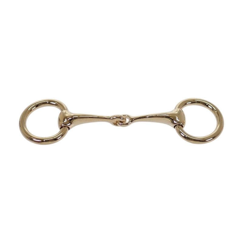 Hermes Scarf Ring Twill Metal Gold