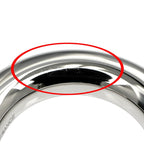 Hermes Scarf Ring Chaine D'ancre Permanent Brass Palladium Silver