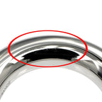 Hermes Scarf Ring Chaine D'Ancre Permanent Brass Palladium Silver