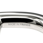 Hermes Scarf Ring Chaine D'ancre Permanent Brass Palladium Silver