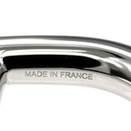 Hermes Scarf Ring Chaine D'Ancre Permanent Brass Palladium Silver