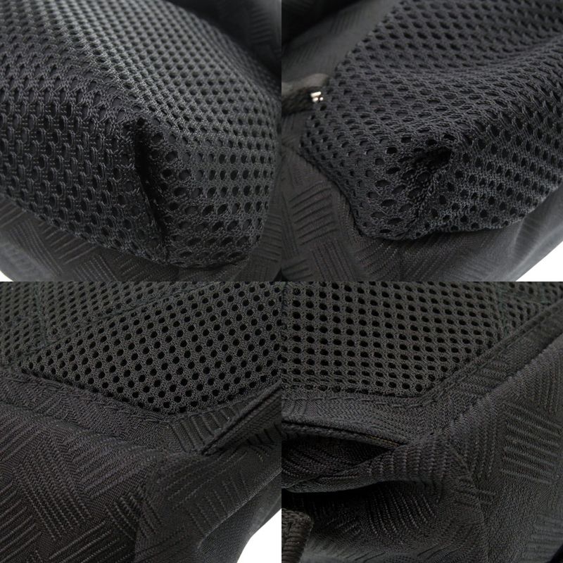 Bottega Veneta Nylon Mesh Black Belt Bag Waist Pouch