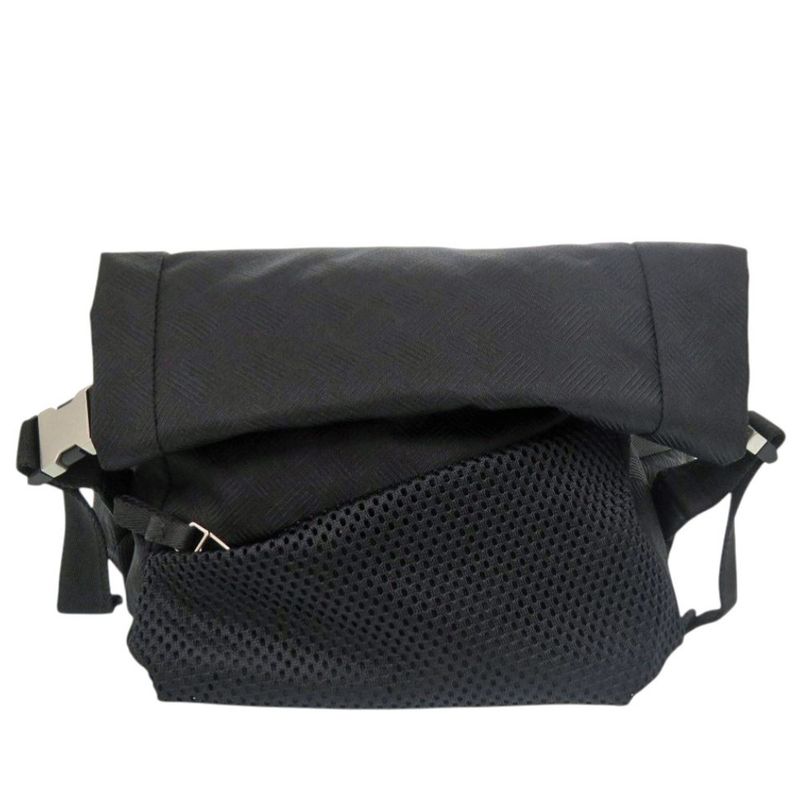 Bottega Veneta Nylon Mesh Black Belt Bag Waist Pouch