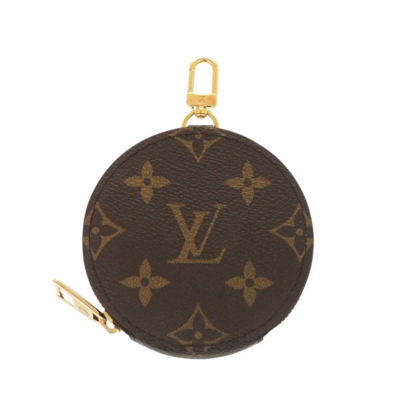 Louis Vuitton on the Go PM Shoulder Strap with Coin Case Monogram Canvas White Brown