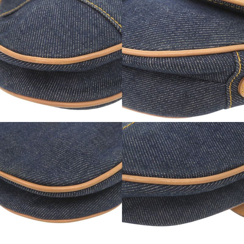 Dior Saddle Bag Denim Leather Navy