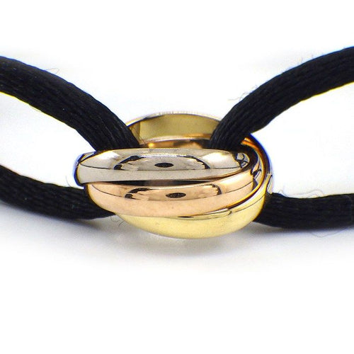 Cartier Bracelet Trinity Online Limited Three Color Cotton Cord 18K Cotton Cord Pink