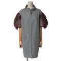 Fendi Coat 38 Stand Collar Fur