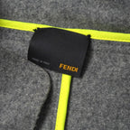 Fendi Coat 38 Stand Collar Fur