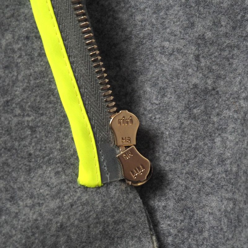 Fendi Coat 38 Stand Collar Fur