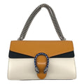 Gucci Dionysus Tricolor Chain Shoulder Bag Yellow Black White