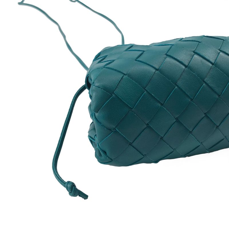 Bottega Veneta Mini Pouch Intrecciato Green