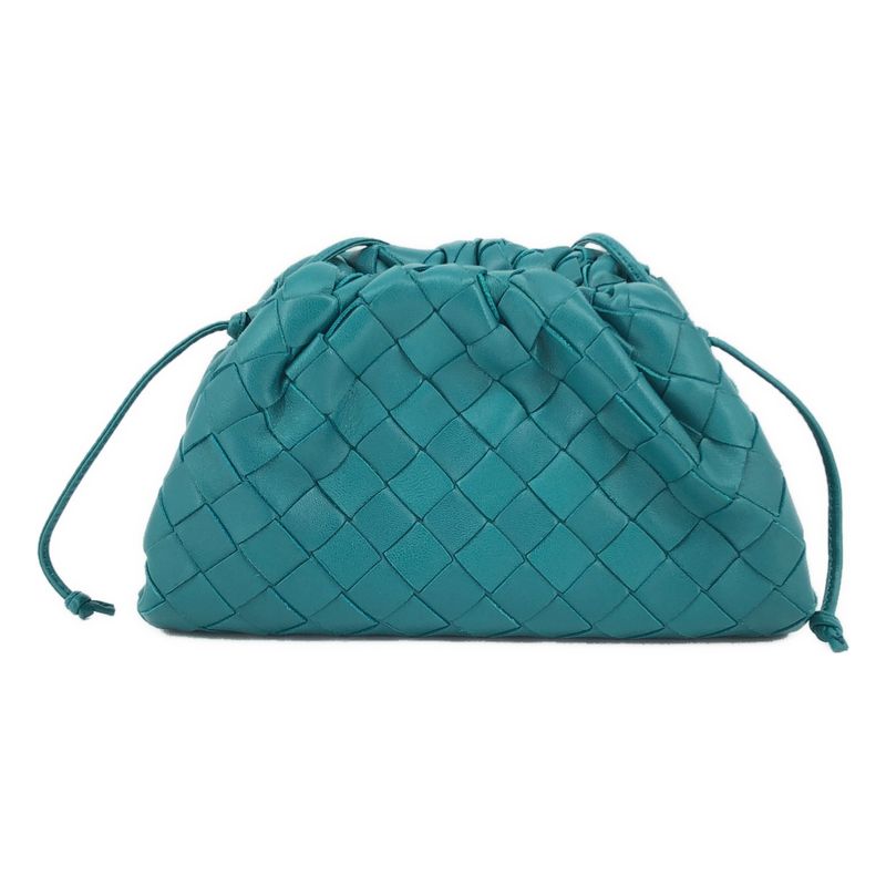 Bottega Veneta Mini Pouch Intrecciato Green