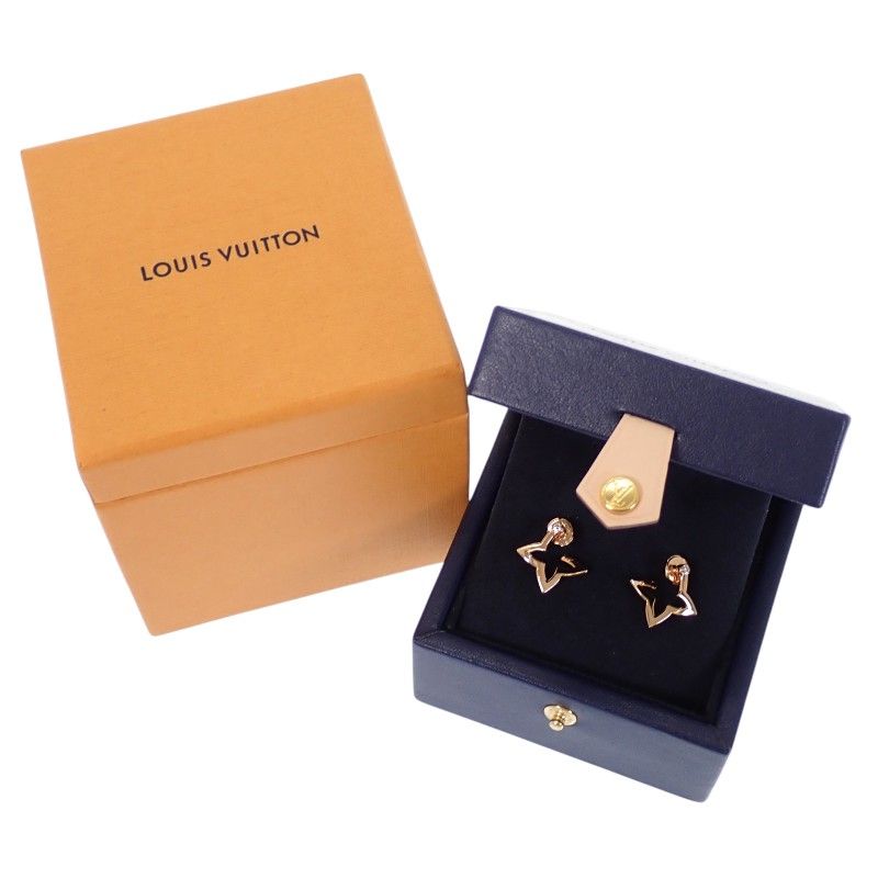 Louis Vuitton Hoop Earrings Ombre Blossom Of Pink