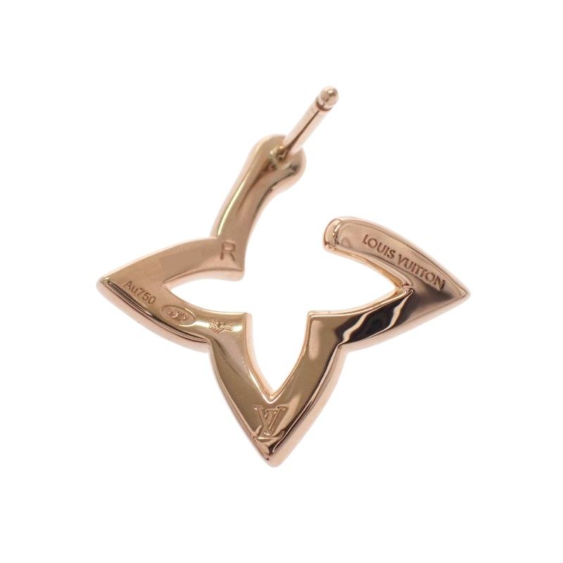 Louis Vuitton Hoop Earrings Ombre Blossom Of Pink