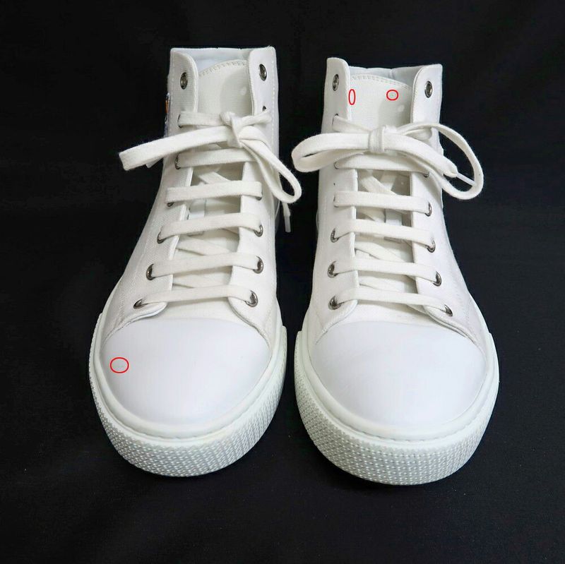 Hermes Iriko High Cut Sneakers 41 White Shoes