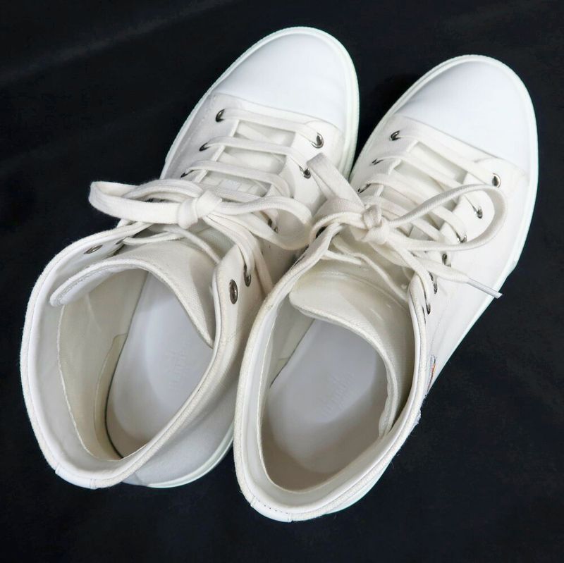 Hermes Iriko High Cut Sneakers 41 White Shoes
