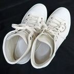 Hermes Iriko High Cut Sneakers 41 White Shoes