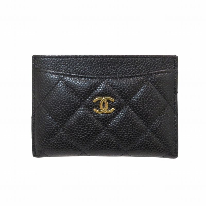 Chanel Card Case Caviar Leather