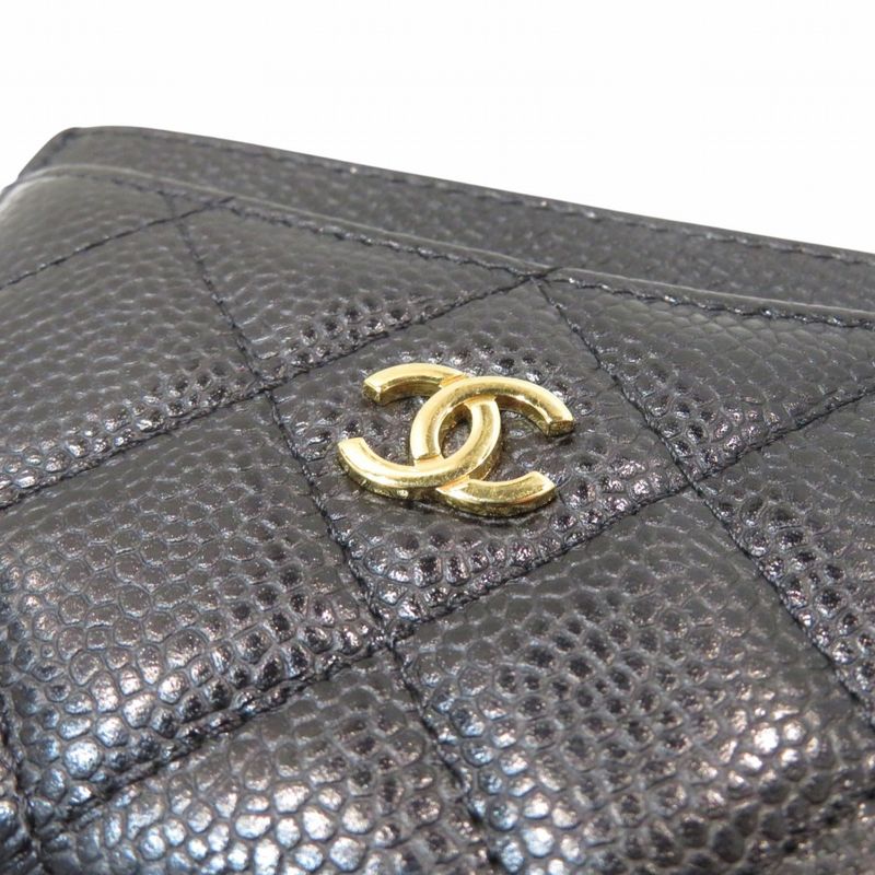 Chanel Card Case Caviar Leather