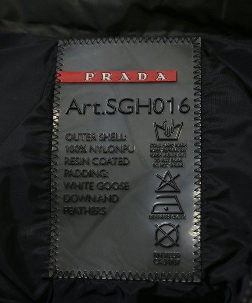 Prada Sport Down Jacket Vest Black Gray Navy