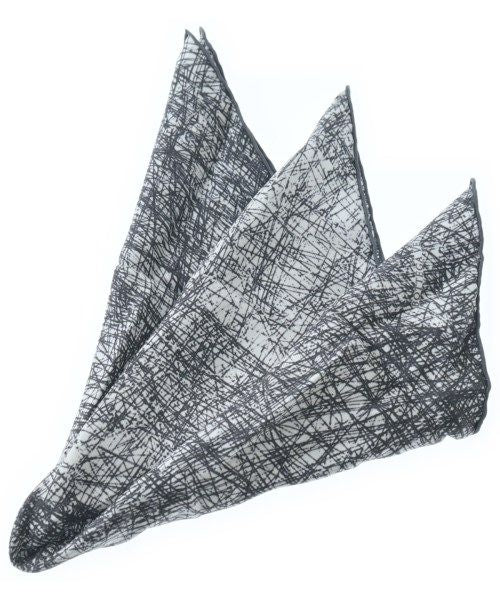 Bottega Veneta Bandana Scarf Silk Black White