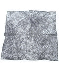 Bottega Veneta Bandana Scarf Silk Black White