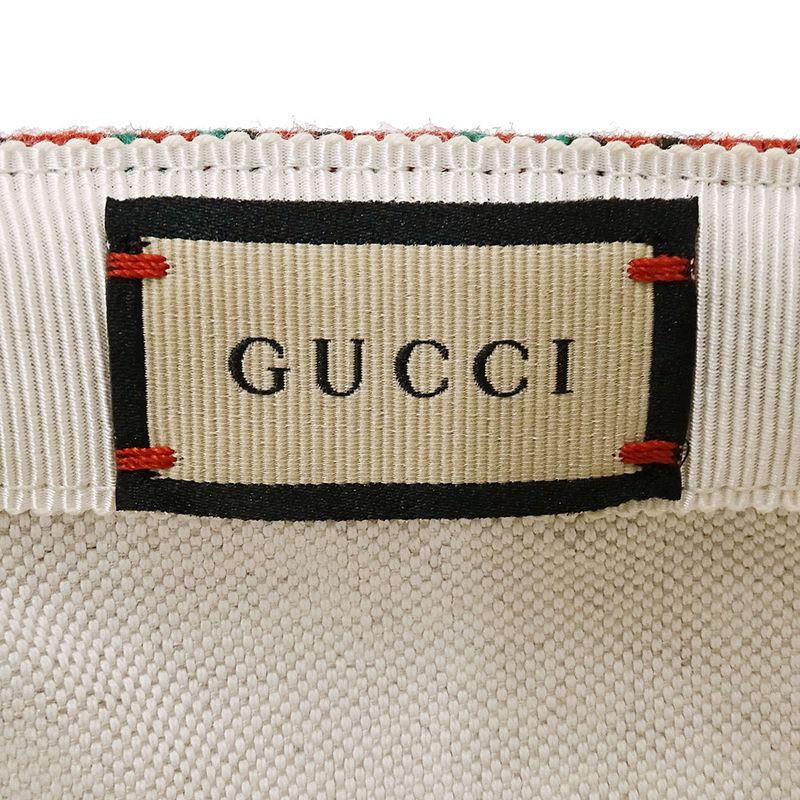 Gucci Cap Wool Interlocking Houndstooth Baseball Cap Red