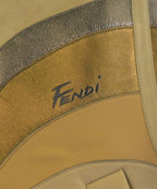 Fendi Jacket Leather Beige
