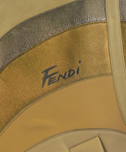 Fendi Jacket Leather Beige