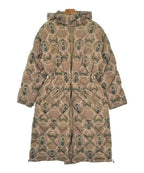 Hermes Down Coat Polyester Brown