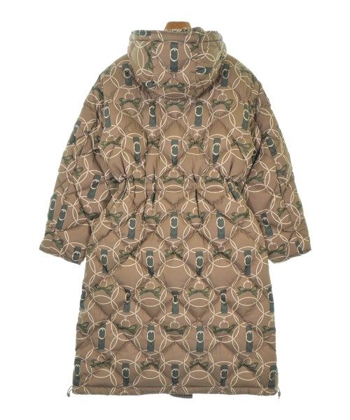 Hermes Down Coat Polyester Brown