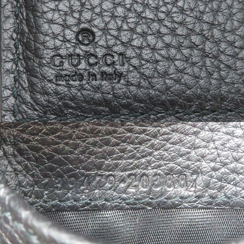 Gucci Bifold Wallet Leather Black