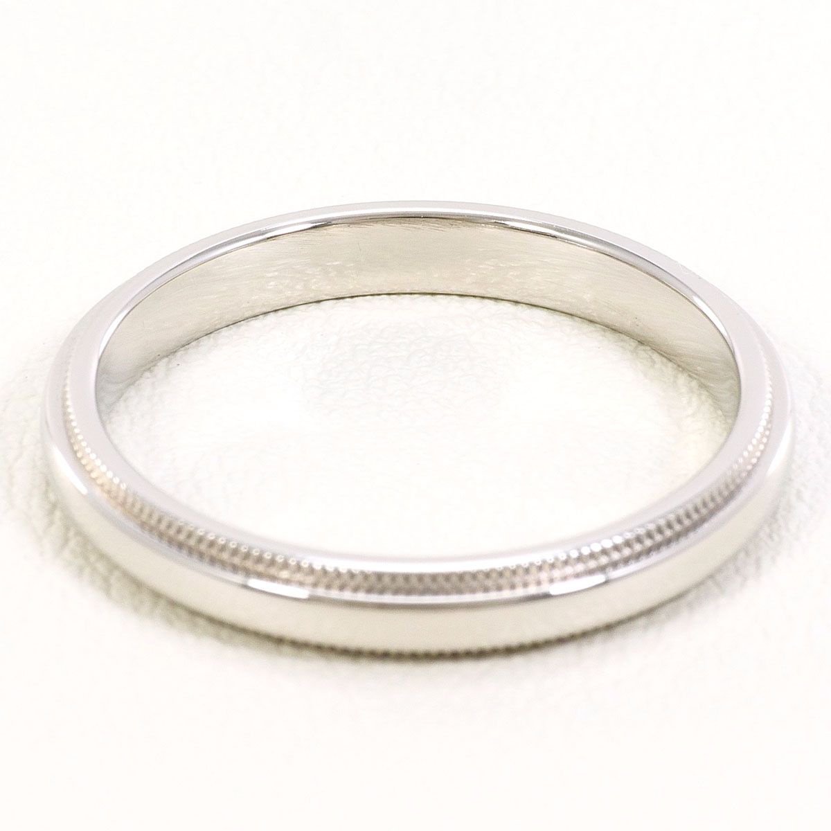 Tiffany & Co. Milgrain Platinum Ring