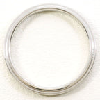 Tiffany & Co. Milgrain Platinum Ring