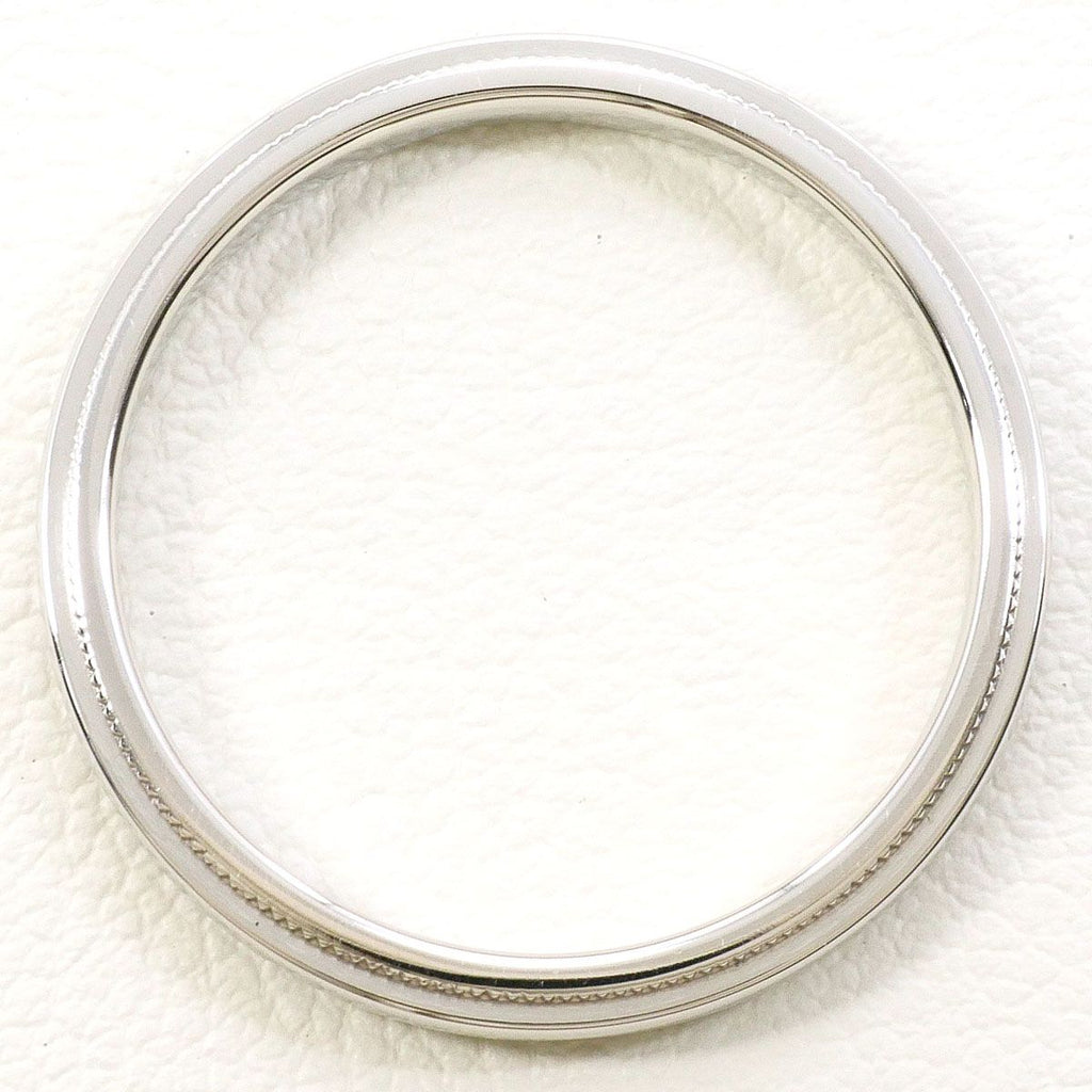 Tiffany & Co. Milgrain Platinum Ring