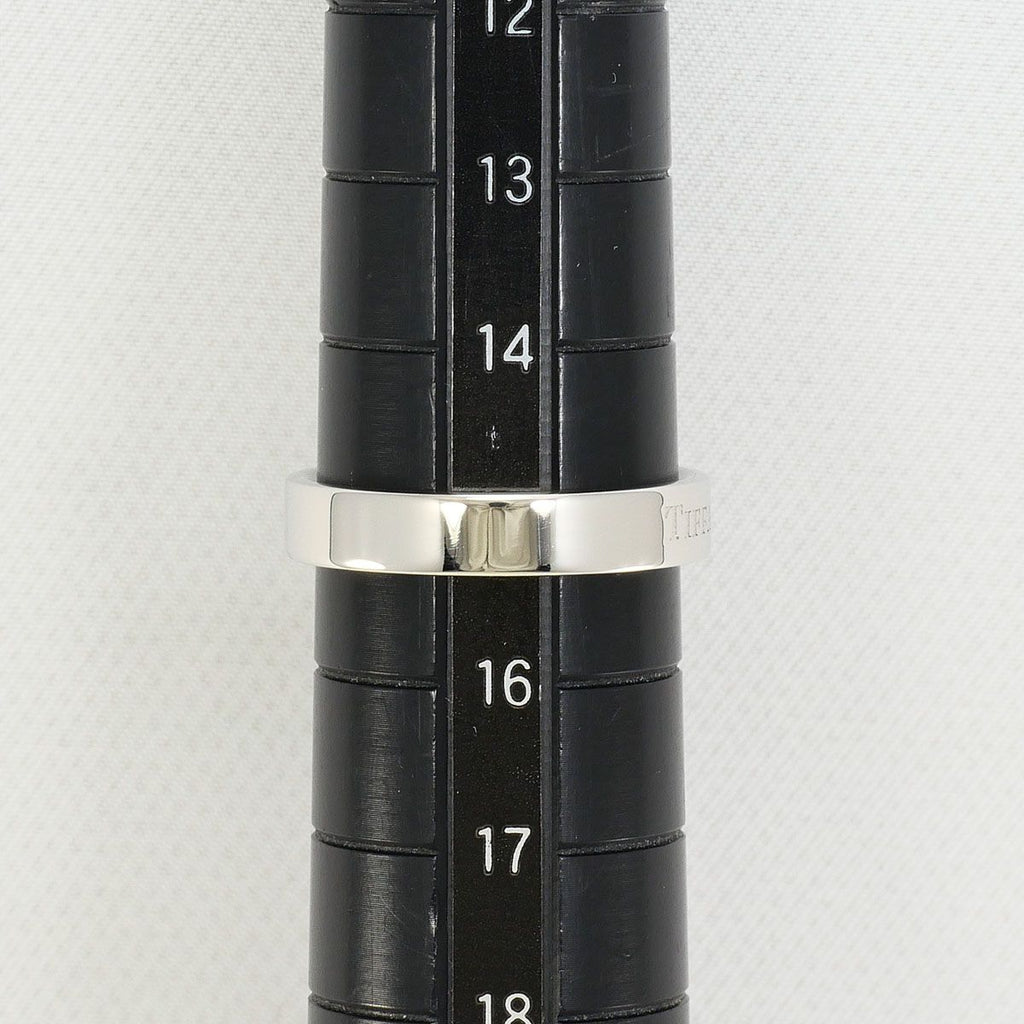 Tiffany & Co. T Cube Band Platinum Ring