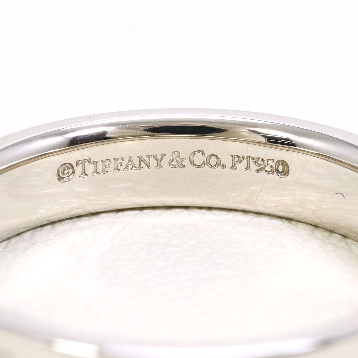 Tiffany & Co. T Cube Band Platinum Ring