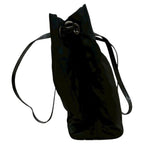 Prada Triangle Logo Tessuto Black Nylon Tote Shoulder Bag