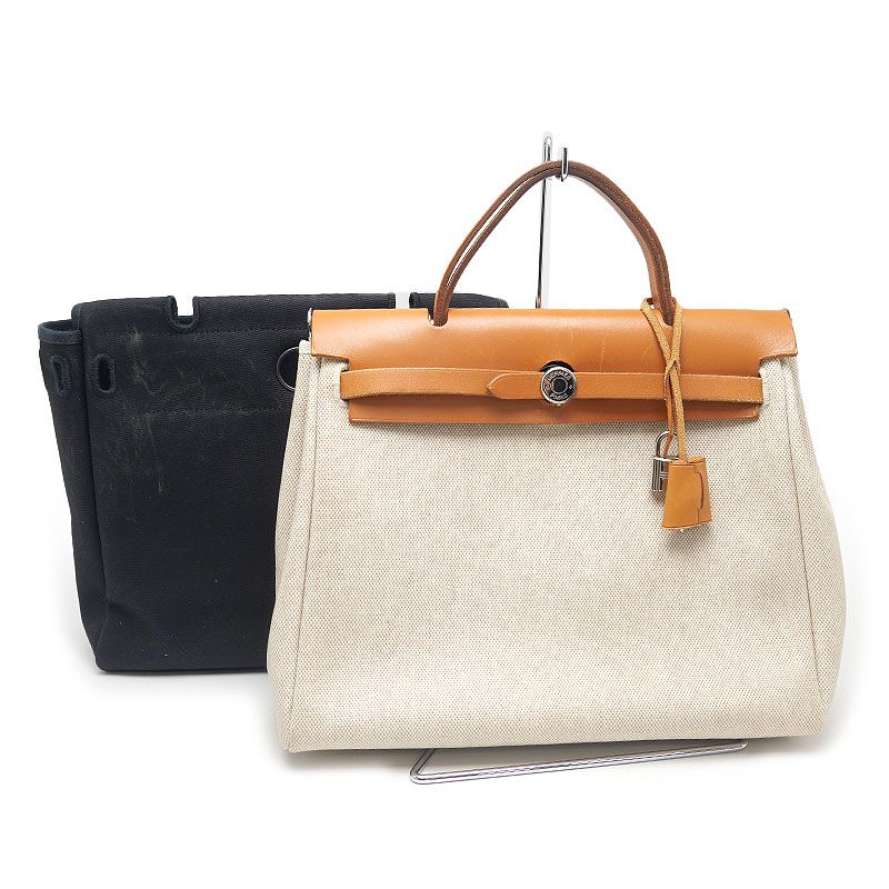 Hermes Herbag PM Beige Brown Replacement Bag