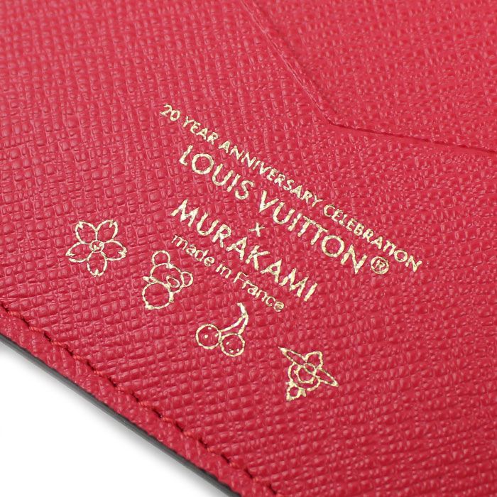 Louis Vuitton Couverture Passport MM Case Monogram Cherry