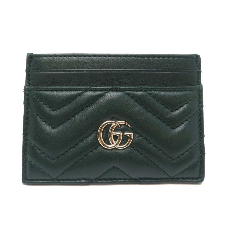 Gucci Card Case Leather Green