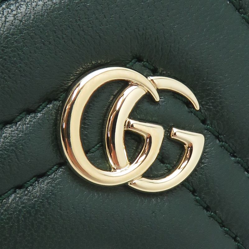 Gucci Card Case Leather Green