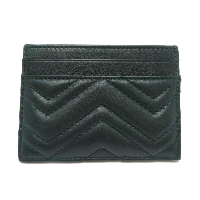 Gucci Card Case Leather Green