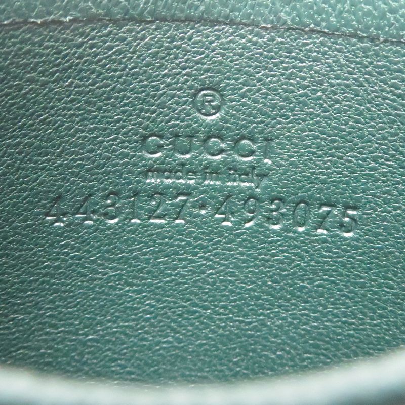 Gucci Card Case Leather Green