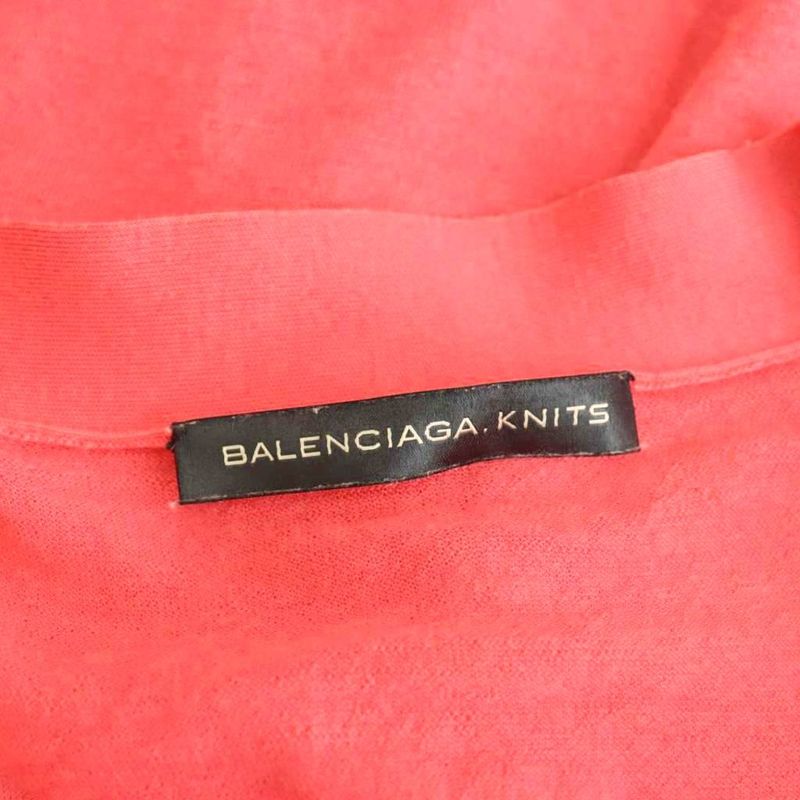 Balenciaga Knits Cardigan Knit Long Sleeve Cashmere 36 Pink HK