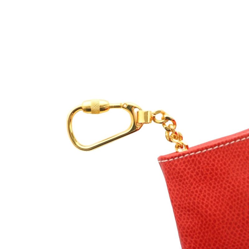 Loewe Coin Case Leather Anagram Red